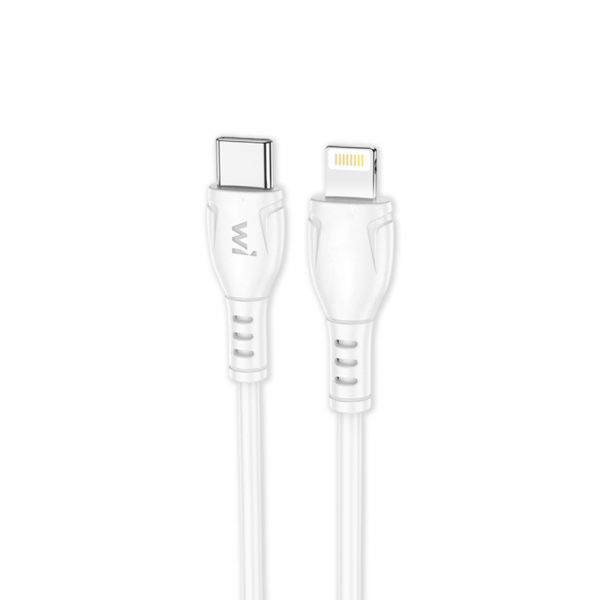 Кабель Wibrand Boa PD PVC charging data cable iP 1m White (WI.DC/BO1W-CL)