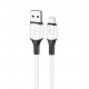 Кабель Wibrand Mamba iP silicone charging data cable 1m White (WI.DC/MA1W-UL)