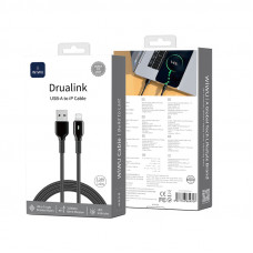 Кабель WIWU 12W Duralink Series Nylon Braided Cable Wi-C074 A-L 1M (6977703654707)
