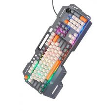 Клавіатура HOCO DI98 Murphy 3-color wired keyboard(Ukrainian version) Star Gray (6942007674232)