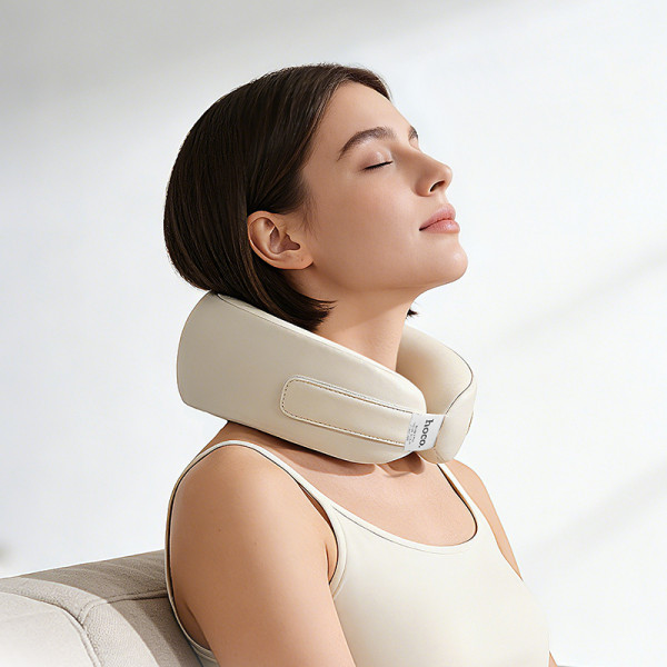 Масажер HOCO HP53 1200 mAh Neck massager Beige (6942007674652)