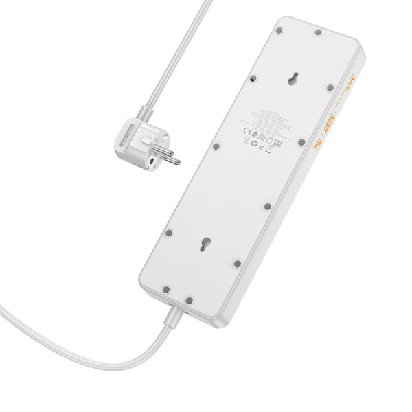 Мережевий подовжувач HOCO AC13A Talento 5-position socket(1C3A) White