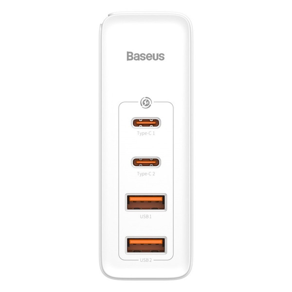 Мережевий зарядний пристрій Baseus GaN2 Pro Quick Charger 2C+2U 100W EU White