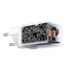 Мережевий зарядний пристрій Baseus GaN5 Pro Fast Charger C+C 40W EU Білий