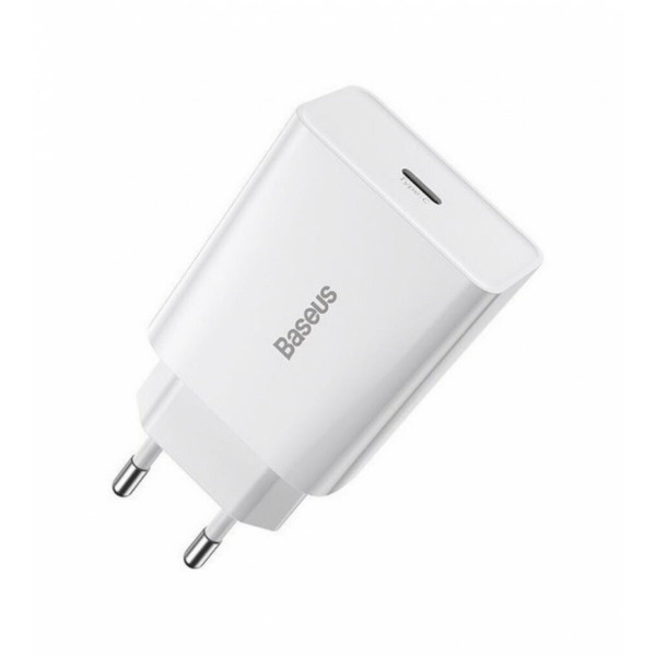 Мережевий зарядний пристрій Baseus Speed Mini Quick Charger 1C 20W EU Білий