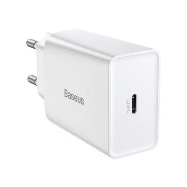 Мережевий зарядний пристрій Baseus Speed Mini Quick Charger 1C 20W EU Білий