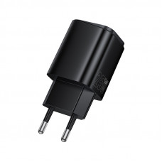 Мережевий зарядний пристрій BOROFONE BAS84A Star single port PD25W charger (EU) Black (6941991126826)