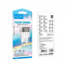 Мережевий зарядний пристрій HOCO C125A Transparent tribute single-port PD20W charger Transparent Чорний