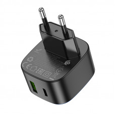 Мережевий зарядний пристрій HOCO CS32A Rise PD20W+QC3.0 charger Black (6942007617451)