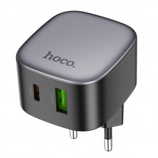 Мережевий зарядний пристрій HOCO CS32A Rise PD20W+QC3.0 charger Black (6942007617451)