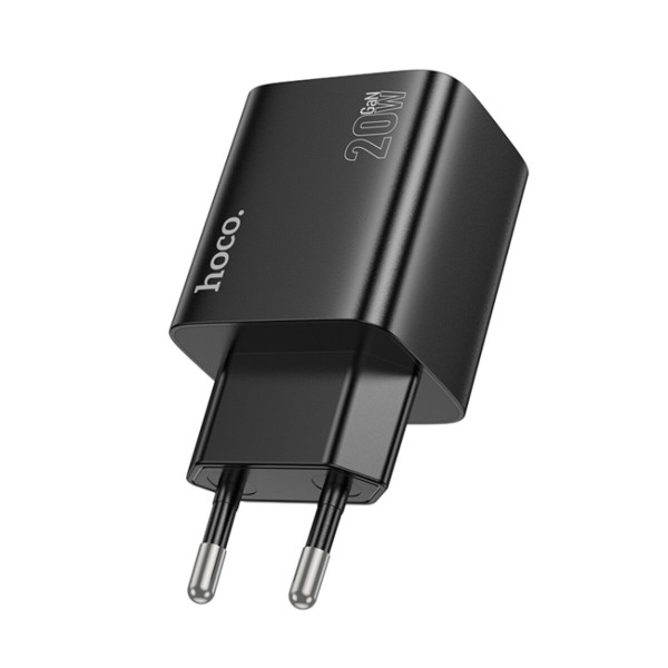 Мережевий зарядний пристрій HOCO N55 Fundador four-port PD20W(2C2A) charger Black
