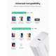 Мережевий зарядний пристрій UGREEN CD137 Fast Charging Power Adapter with PD 20W EU (White) (UGR-60450) (UGR-60450)