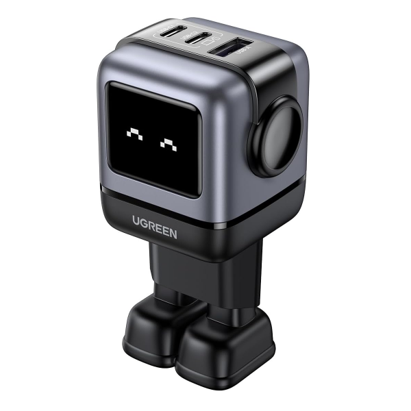 Мережевий зарядний пристрій UGREEN Uno RG 65W 3-Port GaN Fast Charger EU (UGR-25685B)