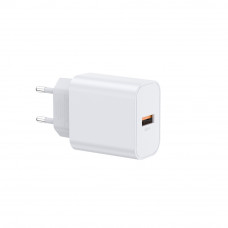 Мережевий зарядний пристрій WIWU 2.4A Essen GaN Fast Charger Combo with A-M cable Wi-G023 A-M EU White (6977703655964)