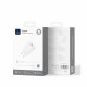 Мережевий зарядний пристрій WIWU 2.4A Essen GaN Fast Charger Combo with A-M cable Wi-G023 A-M EU White (6977703655964)