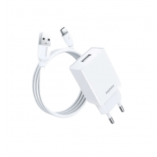 Мережевий зарядний пристрій з кабелем REMAX Kiddy Series 2.4A RP-Charger Set with Cable U95 Type-C (6954851218227)