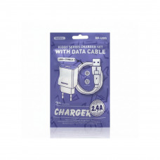Мережевий зарядний пристрій з кабелем REMAX Kiddy Series 2.4A RP-Charger Set with Cable U95 Type-C (6954851218227)