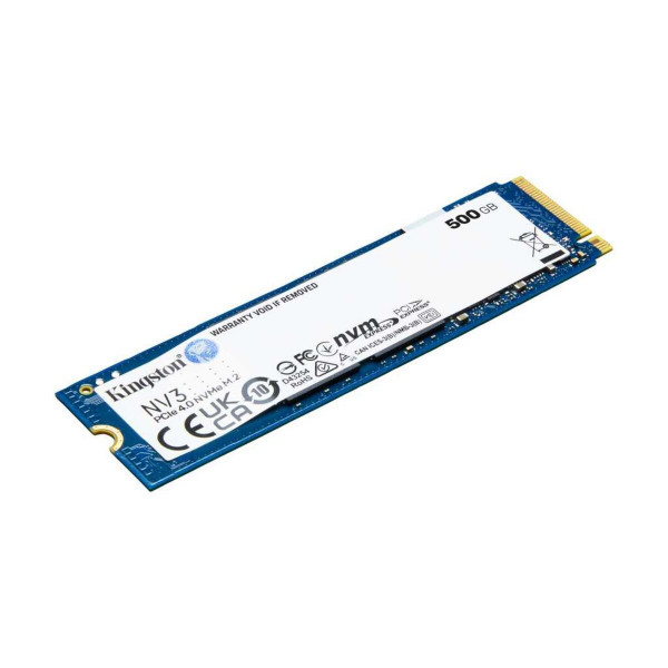 Накопичувач SSD M.2 Kingston NV3 500GB NVMe 2280 PCIe 4.0 x4 3D NAND