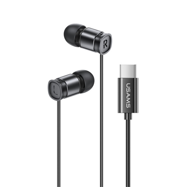 Навушники Usams EP-46 Mini Type-C In-Ear Earphone1.2m Чорний