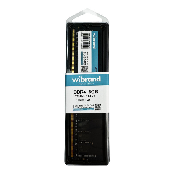Оперативна пам'ять DDR4 Wibrand 8GB 3200MHz CL22 DIMM