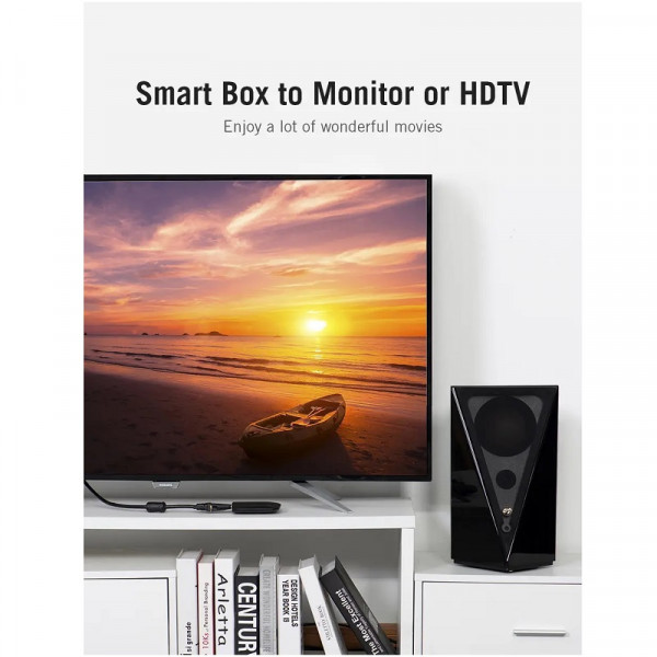 Перехідник Vention HDMI to VGA Converter 1080P with 3.5MM Audio (AIDB0)