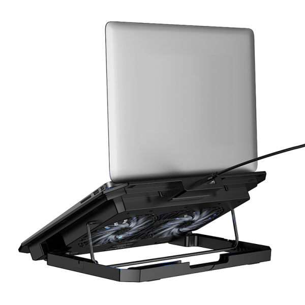 Підставка для ноутбука HOCO GA4 Jade laptop cooling stand Black (6942007666626)