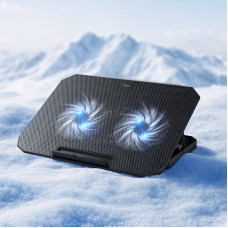 Підставка для ноутбука HOCO GA4 Jade laptop cooling stand Black (6942007666626)