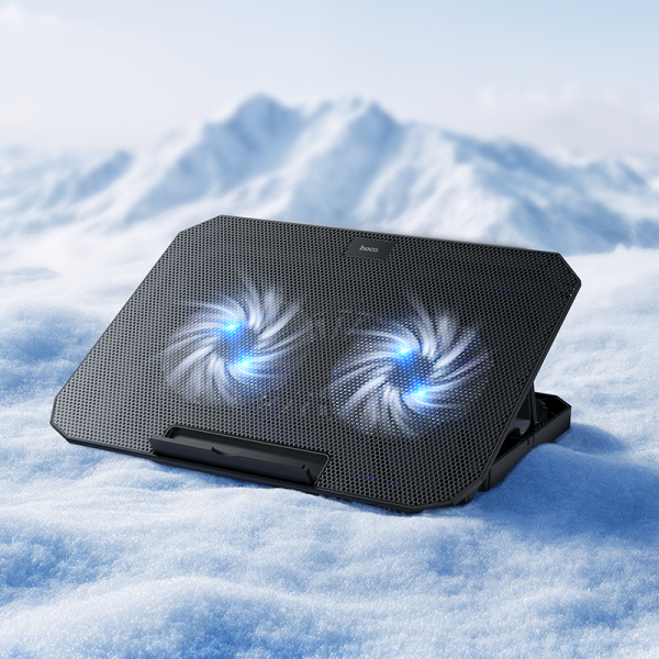 Підставка для ноутбука HOCO GA4 Jade laptop cooling stand Black (6942007666626)