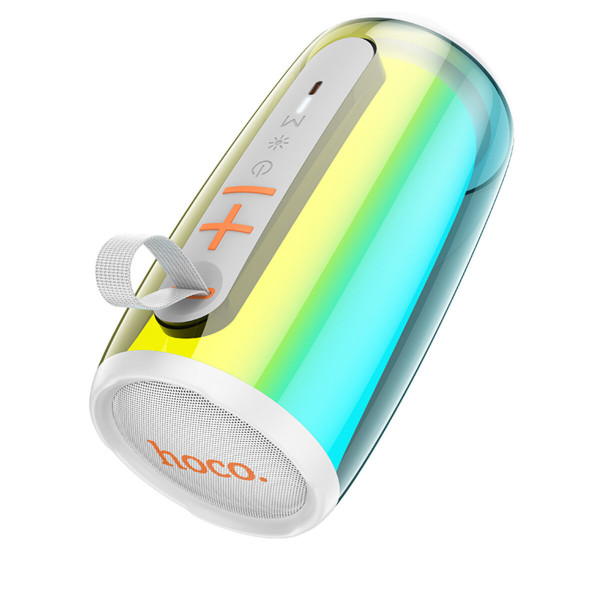 Портативна колонка HOCO HC18 Jumper colorful luminous BT speaker White
