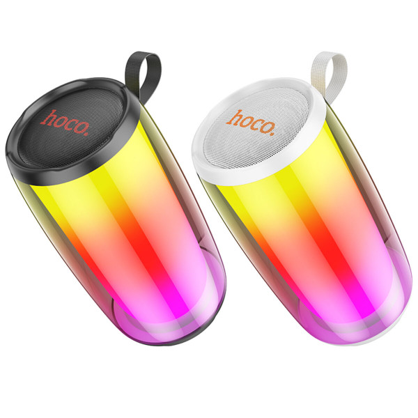 Портативна колонка HOCO HC18 Jumper colorful luminous BT speaker White
