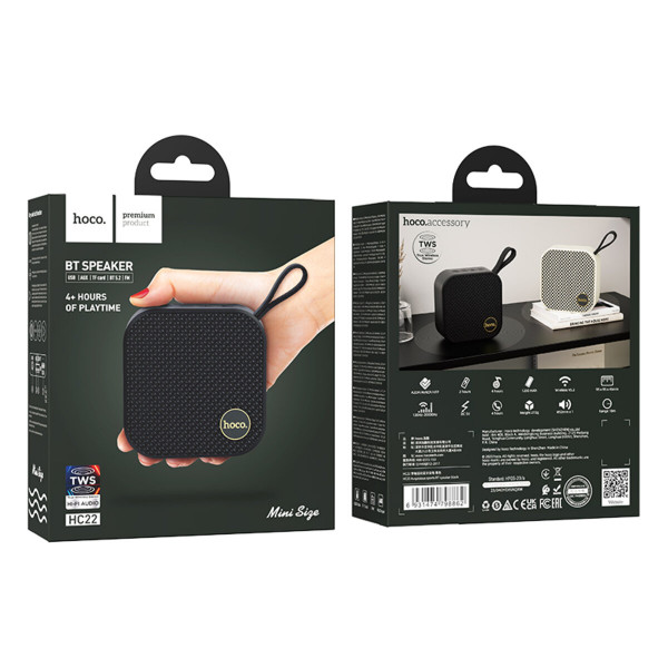 Портативна колонка HOCO HC22 Auspicious sports BT speaker Black