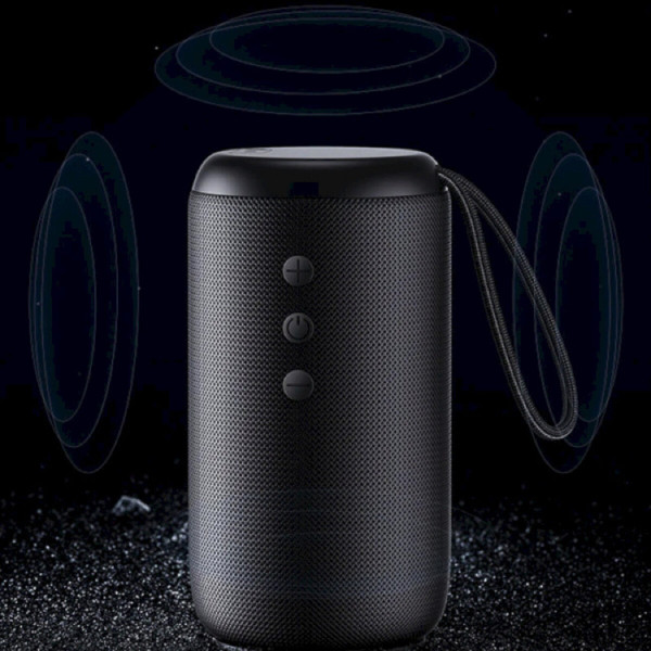Портативна колонка Usams US-YC011 IPX7 Waterproof Wireless Speaker with Lanyard - YC Series 2000mAh Black