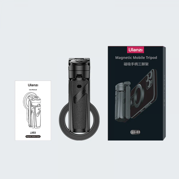 Селфі-монопод Ulanzi JJ03 3-in-1 Magnetic Phone Tripod with Remote Control Black (T090)