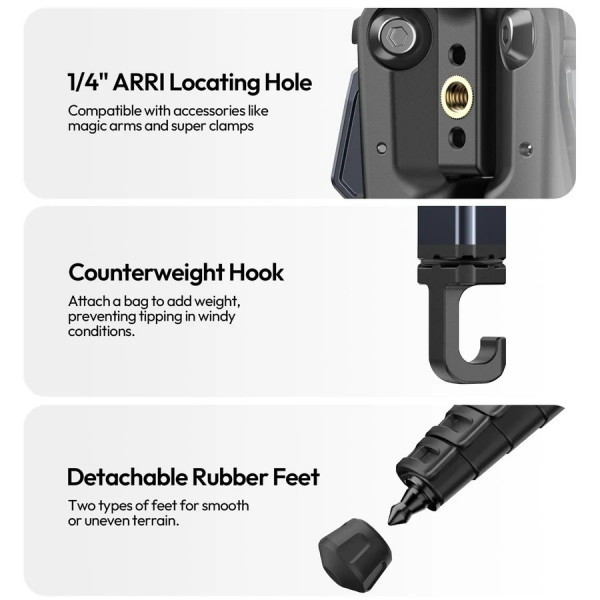 Штатив Ulanzi OMBRA II YING Tripod Black (T156)