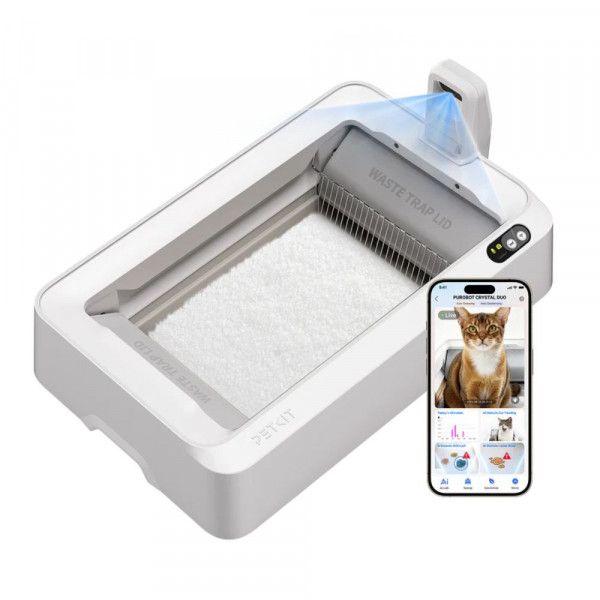Смарт автоматичний лоток PETKIT Purobot Crystal Duo with Camera (P9905)