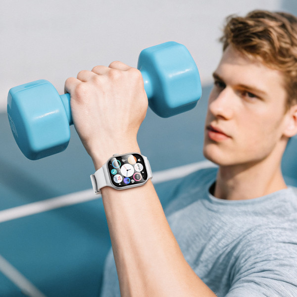 Смарт-годинник HOCO Y33 51mm. 200 mAh. Smart sports watch (call version) Silver (6942007660822)