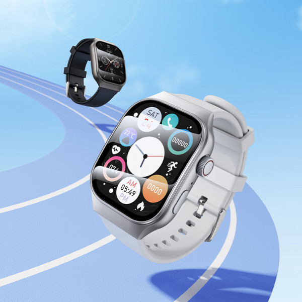 Смарт-годинник HOCO Y33 51mm. 200 mAh. Smart sports watch (call version) Silver (6942007660822)