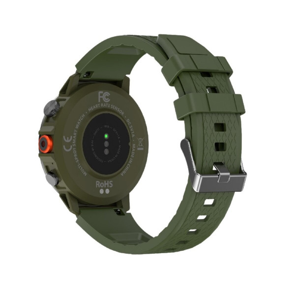 Смарт-годинник W&O IWO X22 IP68 Army Green