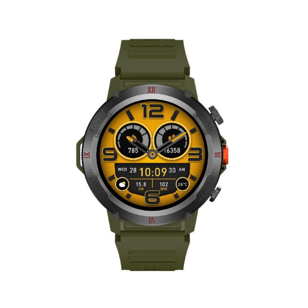 Смарт-годинник W&O IWO X22 IP68 Army Green