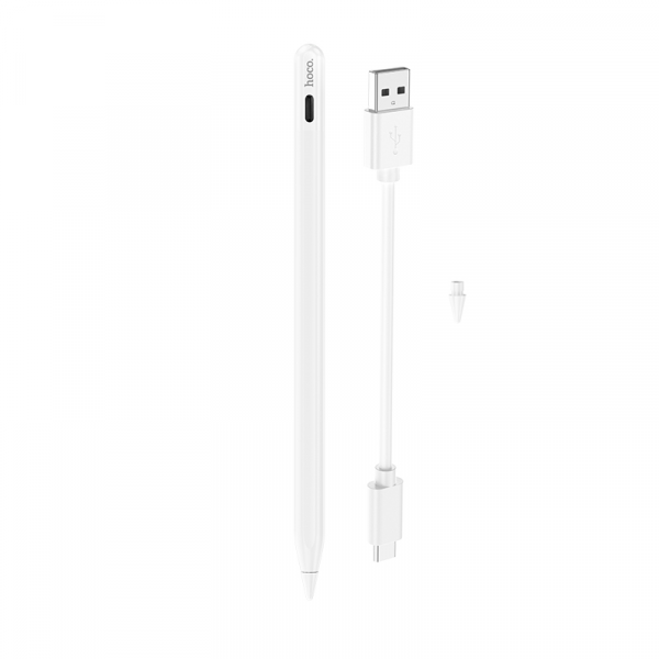 Стилус HOCO GM112 Intelligent anti-lost active capacitive pen with digital display pad dedicated White