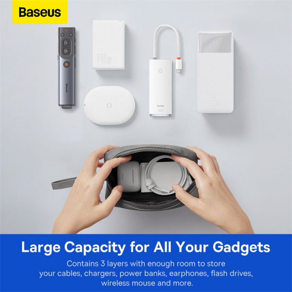 Сумка для гаджетів Baseus EasyJourney Series Storage Bag, Dark Gray (LBJX010013)