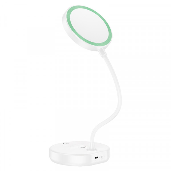 Світильник HOCO HX14 5W. 800 mAh Dazzling desktop lamp White (6942007671835)