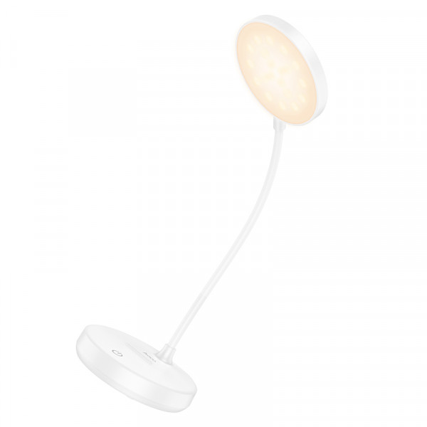 Світильник HOCO HX14 5W. 800 mAh Dazzling desktop lamp White (6942007671835)