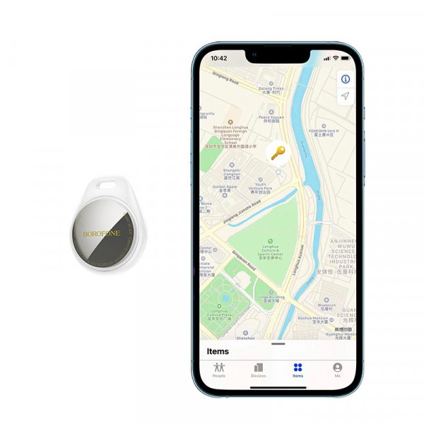 Трекер BOROFONE BC100 Ingenioso intelligent positioning anti-lost device White (6941991109867)