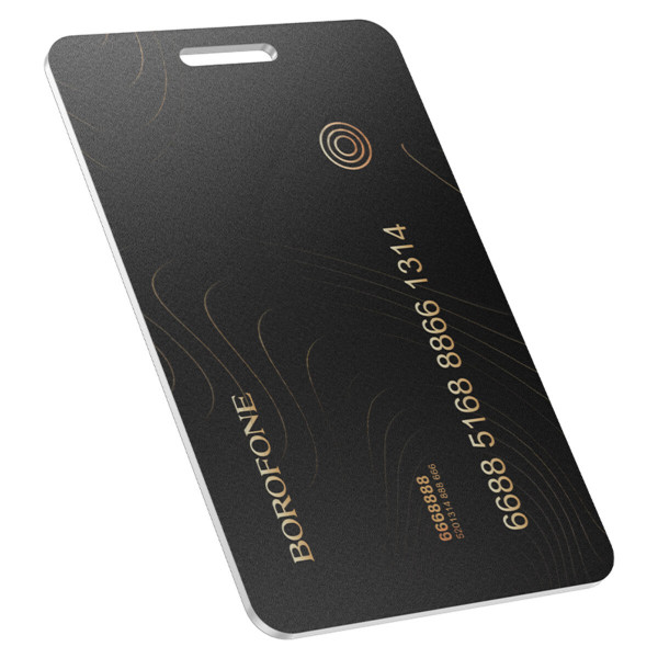 Трекер BOROFONE BC102 Search card type intelligent positioning anti-lost device Black