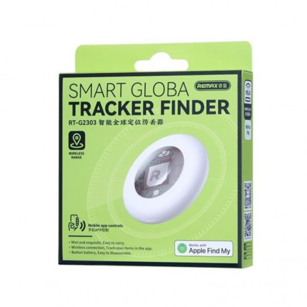 Трекер "REMAX Smart Global Position Tracking Item Finder RT-G2303" White (6954851218913)