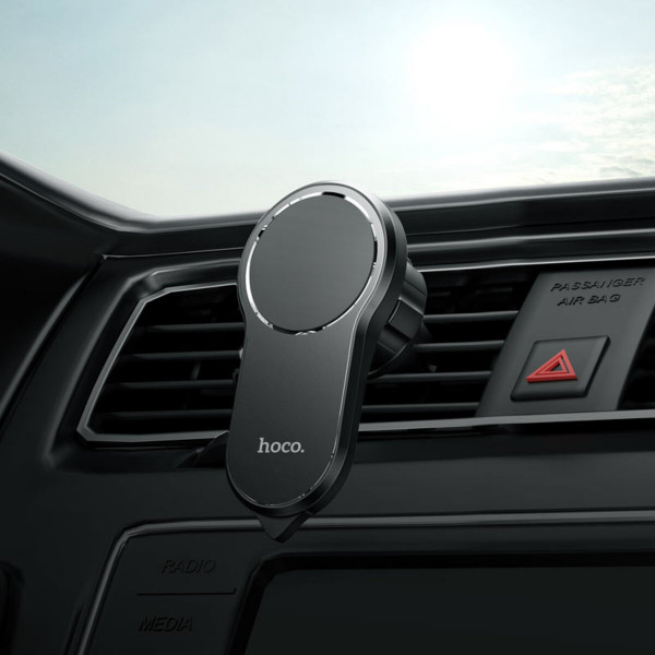Тримач для мобільного HOCO CA96 Imperor multi-function air outlet car holder Black