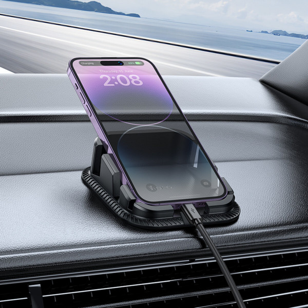 Тримач для мобільного HOCO H39 Cheetah dashboard car holder Чорний