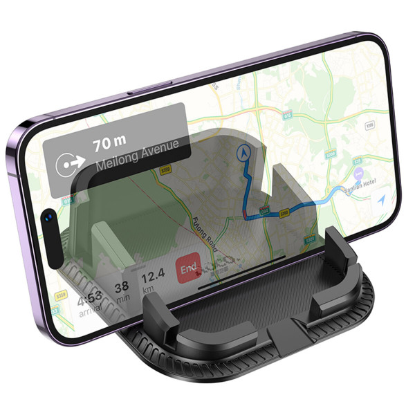 Тримач для мобільного HOCO H39 Cheetah dashboard car holder Чорний
