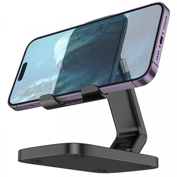 Тримач для телефона HD8 Blackfish folding desktop stand Black (6942007610803)